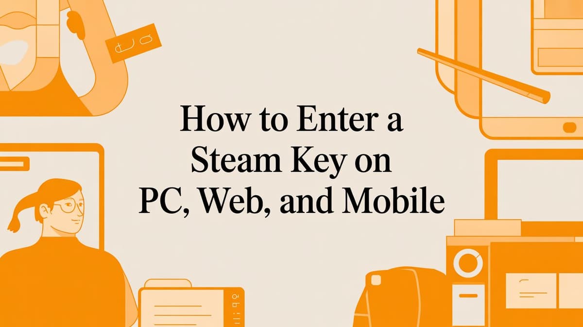 How to Enter a Steam Key on PC, Web, and Mobile