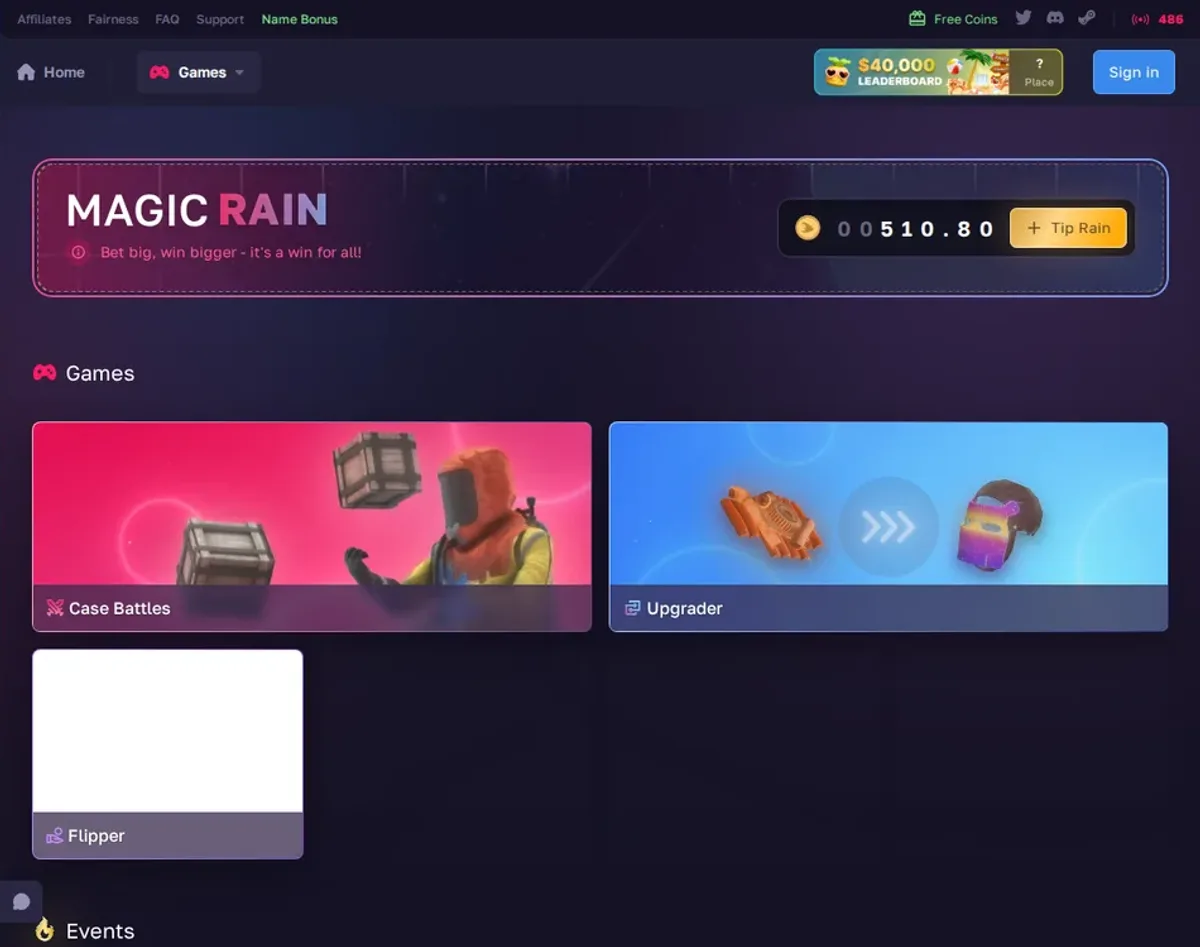 RustMagic Magic Wheel and roulette-style betting interface